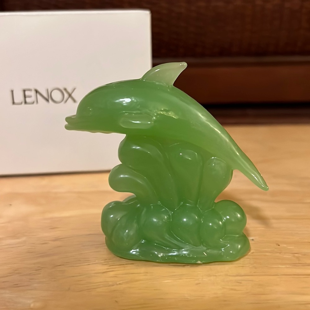 COLLECTIBLE LENOX CHINA DOLPHIN•NEW IN BOX